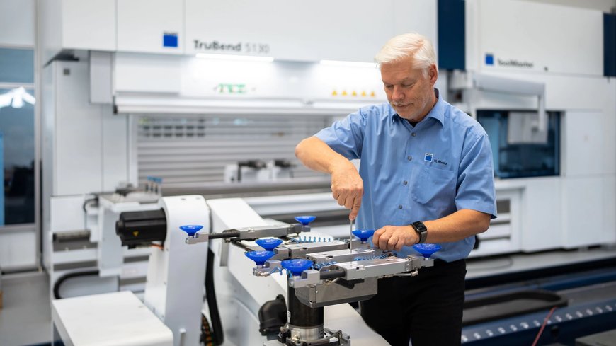 New TRUMPF gripper boosts productivity for automated bending processes